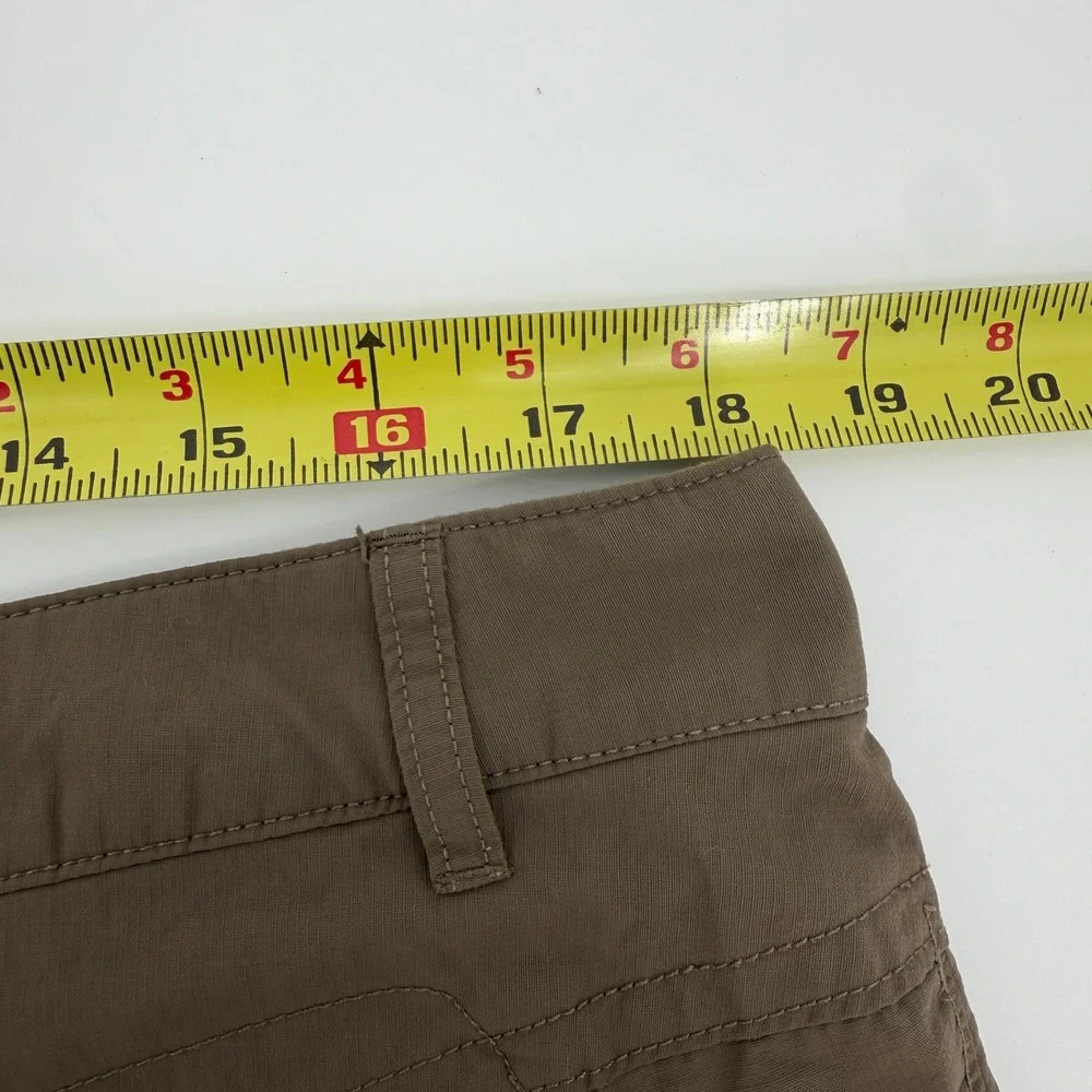 The North Face Mens Brown Hiking Shorts Size 38 Regular Cargo Utility Outdoor